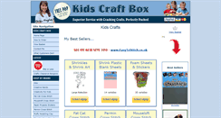 Desktop Screenshot of kidscraftbox.co.uk